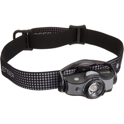LED Lenser MH5 Black & Grey Outdoor Headlamp Rechargeable
