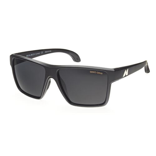 Mako Polarized Sunglasses CAST 9611 M01-G0HR Matt Black/Grey Glass