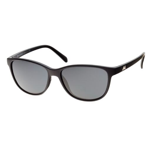 Mako Islands II Sunglasses 9610 M01-G0HR Matte Black / Grey Glass