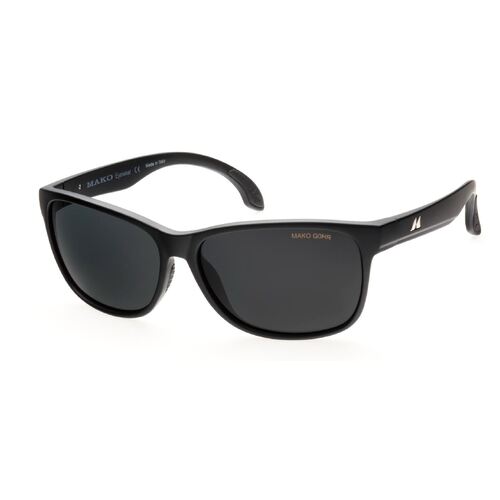 Mako Mistral Sunglasses 9609 M01-G0HR Matte Black / Grey Glass