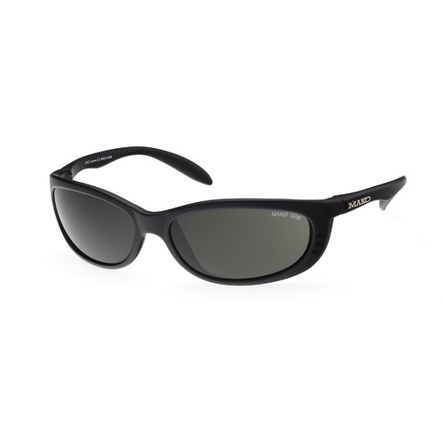 Mako Sleek XL Sunglasses 9517 M01-G0HR Matte Black / Grey Glass