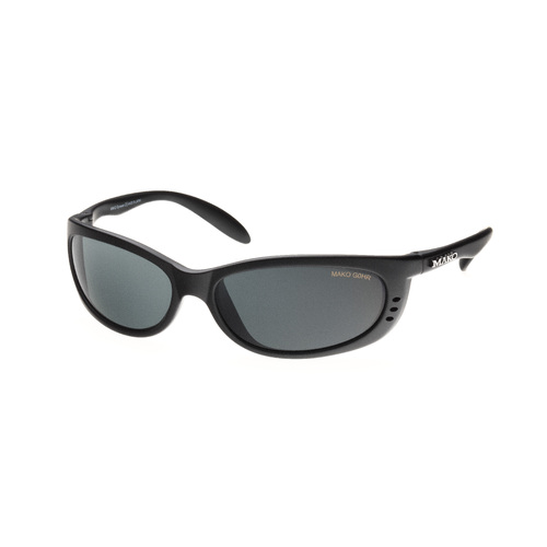 Mako Sleek Sunglasses 9371 M01-G0HR Matte Black / Grey Glass