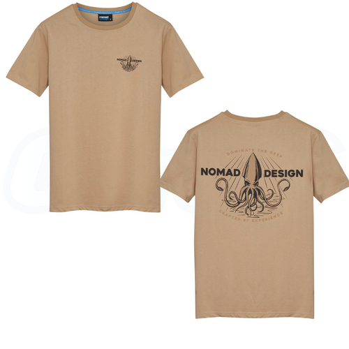 Nomad Squidtrex Tan  Short Sleeve T Shirt