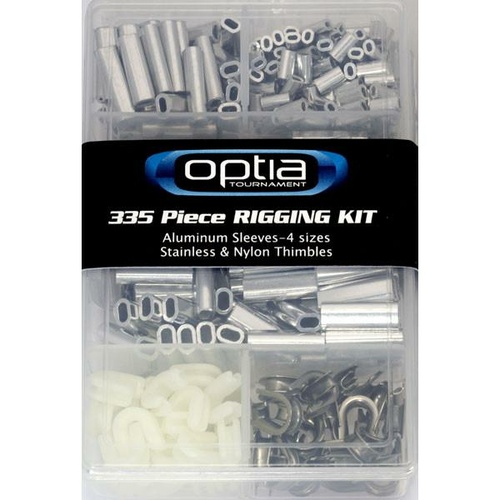 Optia 335 Piece Rigging Kit Crimp Sleeves and Thimbles 