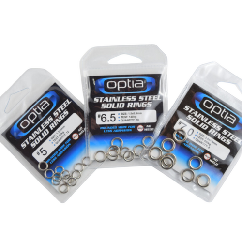 Optia Stainless Steel Solid Rings