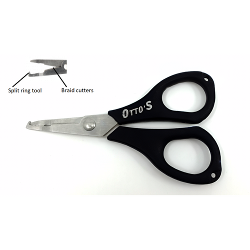 Otto's Tackle World Braid Scissors and Split Ring Tool