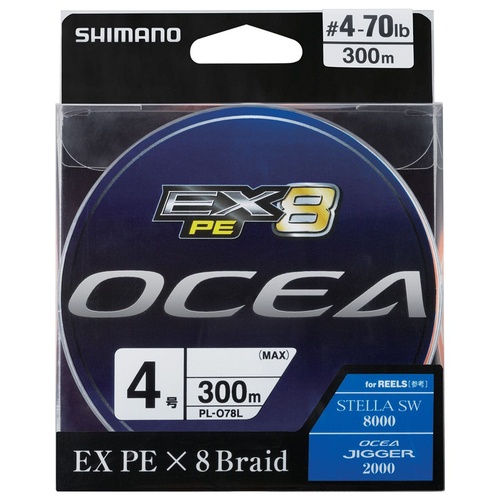 Shimano Ocea EX8 PE Braid Line
