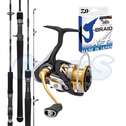 Light Snapper and Flathead combo Penn Pursuit 5000 and Daiwa 20 TD Saltwater S71-1