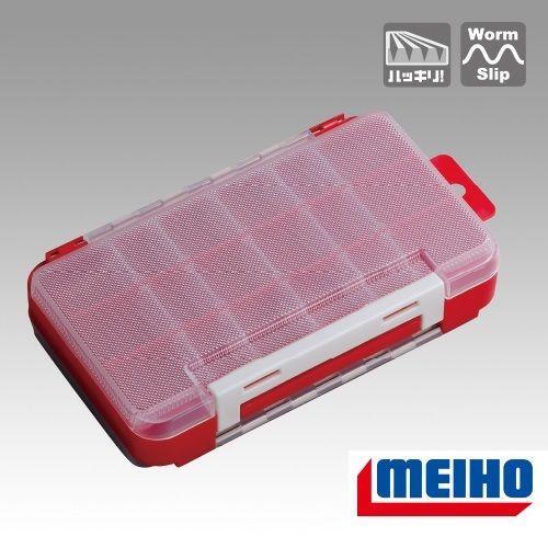 Versus Meiho Run Gun Case 1010W-1 - Red Tackle Box