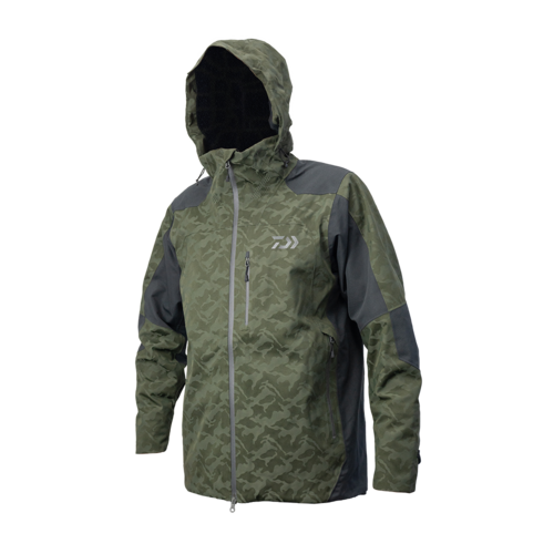 Daiwa RAIN SUITS DARK OLIVE Waterproof Fishing Jacket