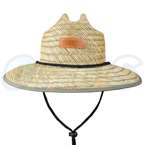 G.LOOMIS SUNSEEKER LEATHER PATCH STRAW HAT