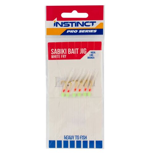 Instinct Pro Sabiki Bait Rig White Fry