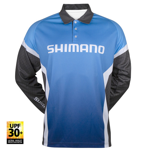 SIZES: S, L, 3XL  Shimano Corporate Sublimated Long Sleeve Shirt