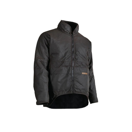 STYX MILL Oil Skin X-Large Waterproof Brown Long Sleeve Jacket