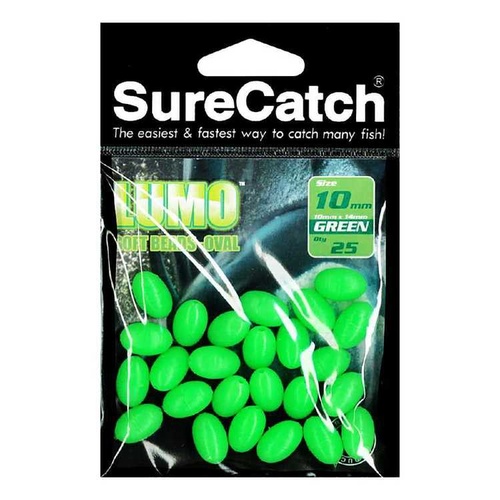 Surecatch Soft Lumo Oval Beads