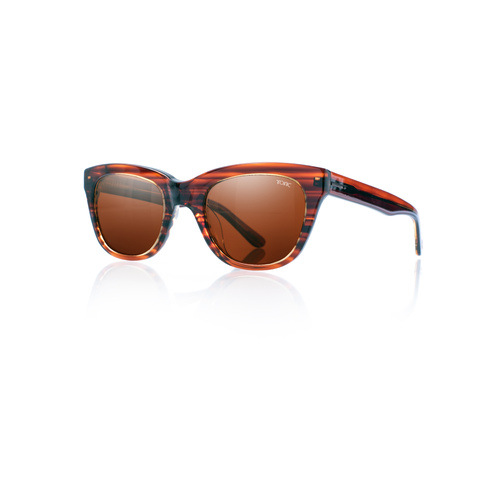 Tonic Sunglasses Flemington Shiny Brn Glass Photochromic Copper G2 Slicelens