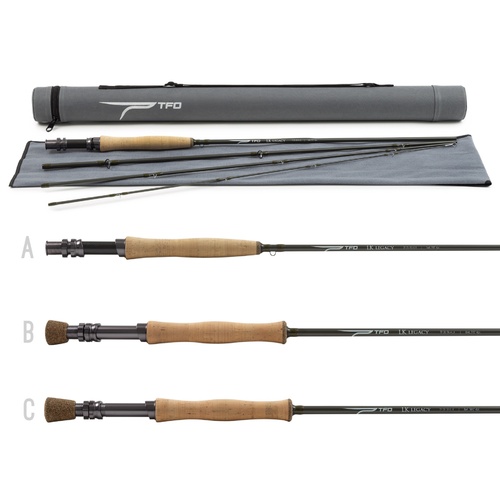 TFO Temple Fork Outfitters LK Legacy Fly Fishing Rod w/ Hard Case
