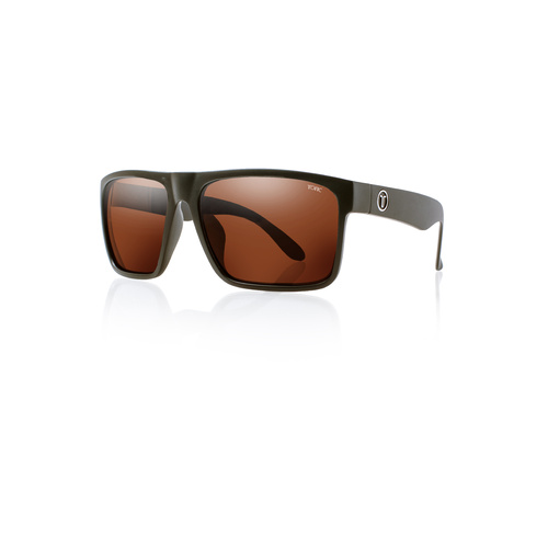 Tonic Sunglasses Outback Matt Blk Glass Light Neon Copper G2 Slicelens