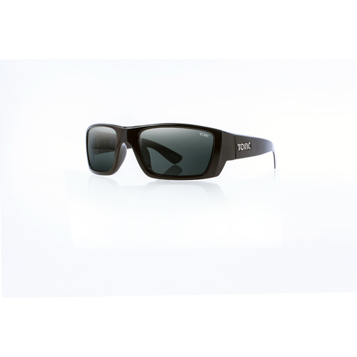 Tonic Sunglasses Rise Shiny Blk Glass Photochromic Grey G2 Slicelens