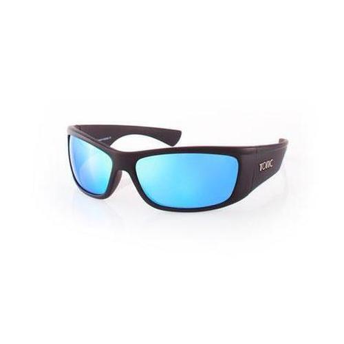 Tonic Sunglasses Shimmer Matt Blk Mirror Blue G2 Slicelens