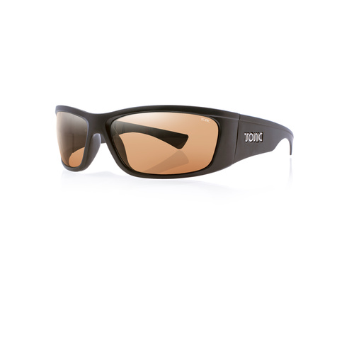 Tonic Sunglasses Shimmer Matt Blk Glass Light Neon Copper G2 Slicelens