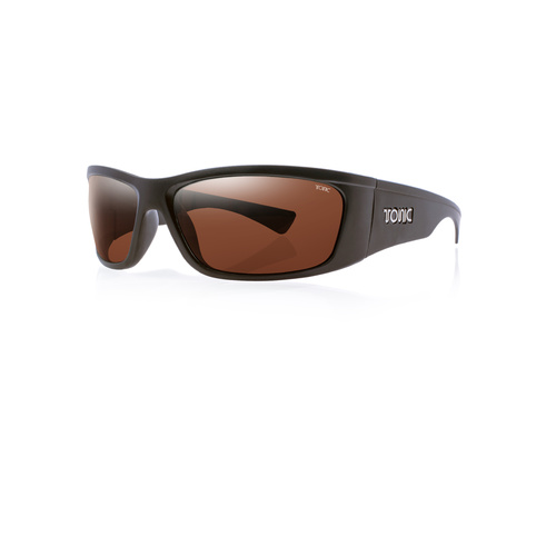 Tonic Sunglasses Shimmer Matt Blk Glass Photochromic Copper G2 Slicelens