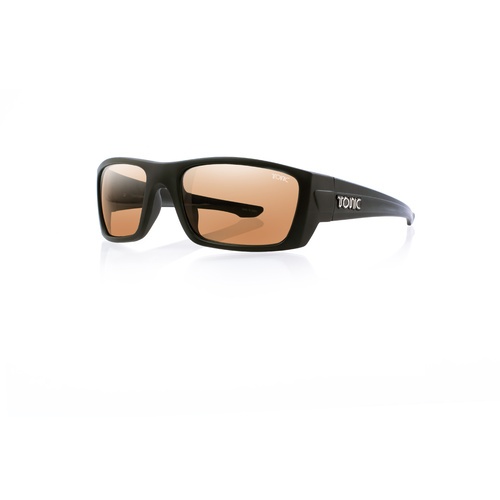 Tonic Sunglasses Youranium Matt Blk Glass Light Neon Copper G2 Slicelens