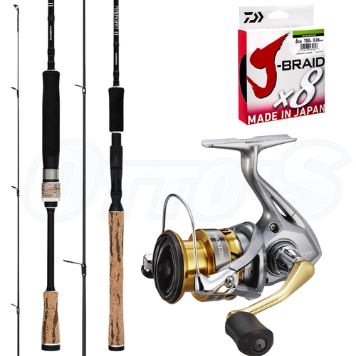 Bream, Whiting and Trout Ultra Light Lure Fishing Combo Shimano Sedona 2000 And Catana 702XL