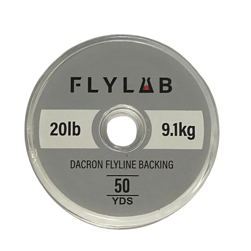 FlyLab 20lbs Dacron Backing White