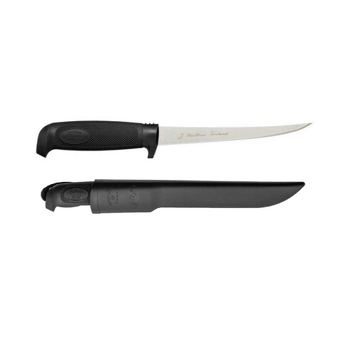 Marttiini F Basic Black Fillet Knife with Sheath