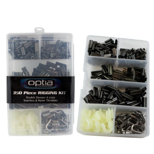 Optia 350 Piece Rigging Kit Crimp Sleeves and Thimbles