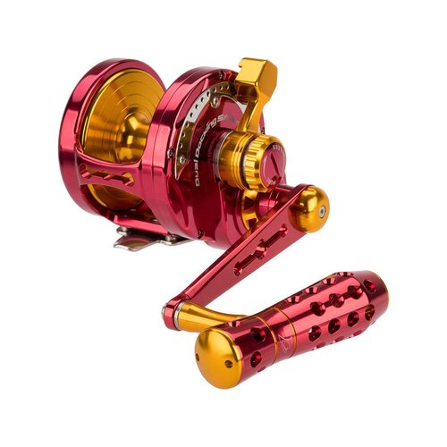 Jigging Master Power Spell PE Series PE8 Right Hand RED GOLD Overhead Reel