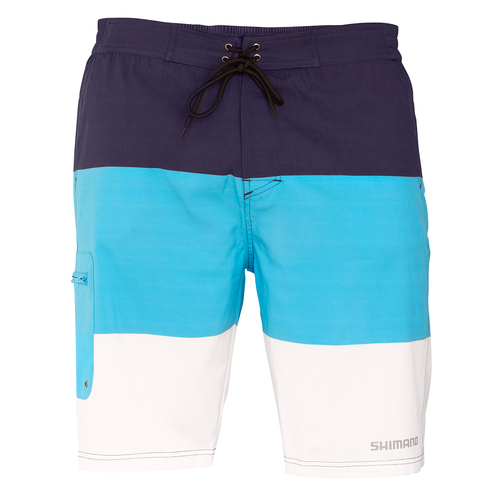 Shimano Retro Board Shorts Blue White