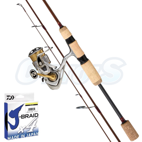 Daiwa Exceler and Shimano Nexave Trout Combo