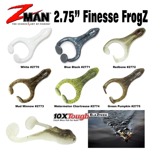 Z-Man Finesse FrogZ 2.75" Soft Plastic Fishing Lure
